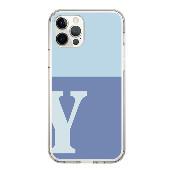 Slim Protection Case［ Original - initial two tone - Y blue ］