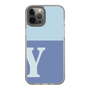 Slim Protection Case［ Original - initial two tone - Y blue ］