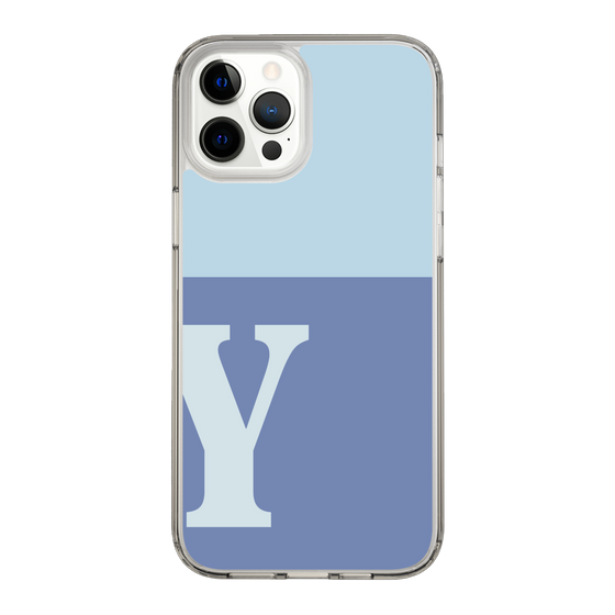 Slim Protection Case［ Original - initial two tone - Y blue ］