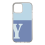 Slim Protection Case［ Original - initial two tone - Y blue ］