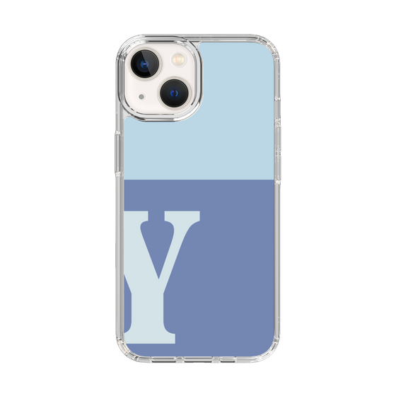 Slim Protection Case［ Original - initial two tone - Y blue ］