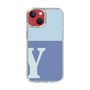 Slim Protection Case［ Original - initial two tone - Y blue ］