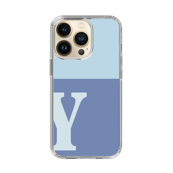 Slim Protection Case［ Original - initial two tone - Y blue ］