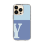 Slim Protection Case［ Original - initial two tone - Y blue ］