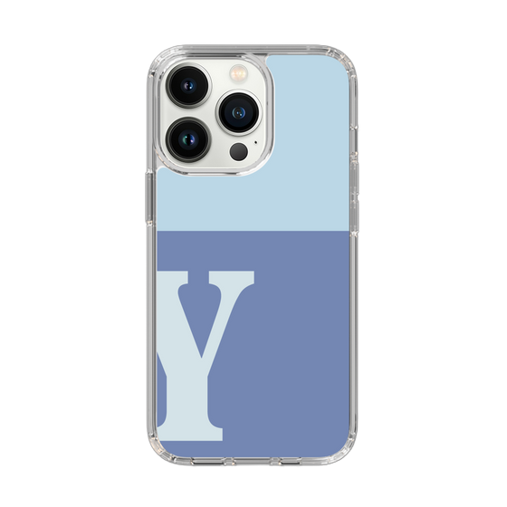 Slim Protection Case［ Original - initial two tone - Y blue ］