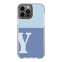 Slim Protection Case［ Original - initial two tone - Y blue ］