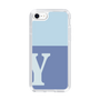 Slim Protection Case［ Original - initial two tone - Y blue ］
