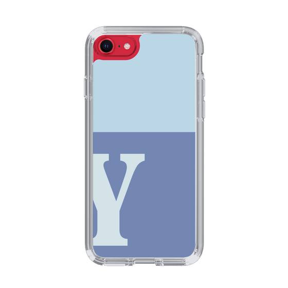 Slim Protection Case［ Original - initial two tone - Y blue ］