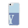 Slim Protection Case［ Original - initial two tone - Y blue ］
