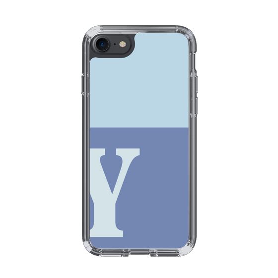 Slim Protection Case［ Original - initial two tone - Y blue ］