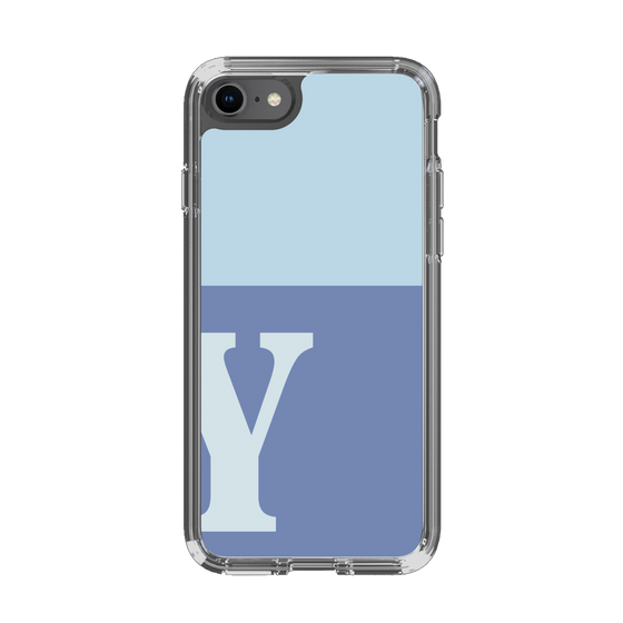 Slim Protection Case［ Original - initial two tone - Y blue ］