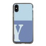 Slim Protection Case［ Original - initial two tone - Y blue ］