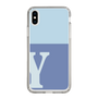 Slim Protection Case［ Original - initial two tone - Y blue ］