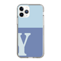 Slim Protection Case［ Original - initial two tone - Y blue ］