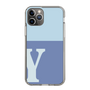 Slim Protection Case［ Original - initial two tone - Y blue ］