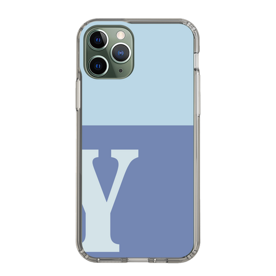 Slim Protection Case［ Original - initial two tone - Y blue ］