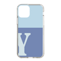 Slim Protection Case［ Original - initial two tone - Y blue ］