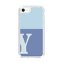 Slim Protection Case［ Original - initial two tone - Y blue ］