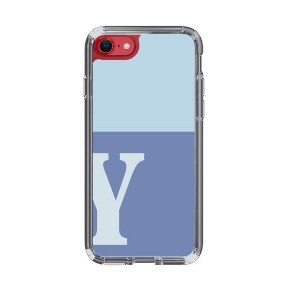 Slim Protection Case［ Original - initial two tone - Y blue ］