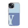 Slim Protection Case［ Original - initial two tone - Y blue ］