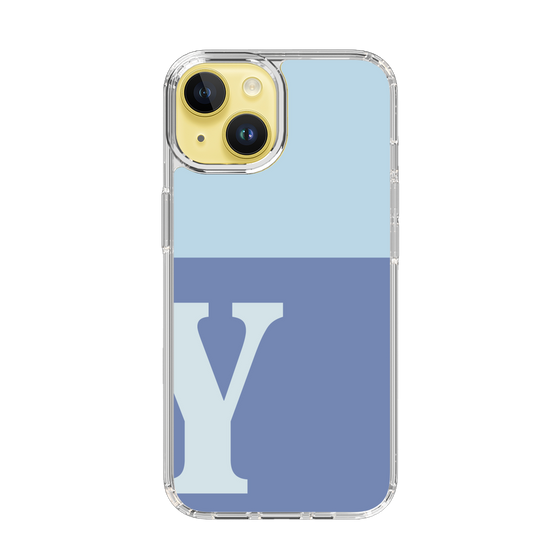 Slim Protection Case［ Original - initial two tone - Y blue ］