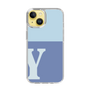 Slim Protection Case［ Original - initial two tone - Y blue ］