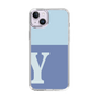 Slim Protection Case［ Original - initial two tone - Y blue ］