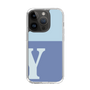 Slim Protection Case［ Original - initial two tone - Y blue ］