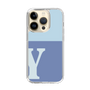 Slim Protection Case［ Original - initial two tone - Y blue ］