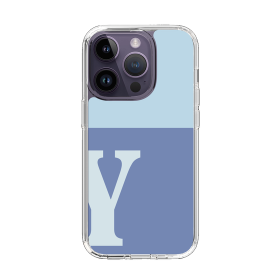 Slim Protection Case［ Original - initial two tone - Y blue ］