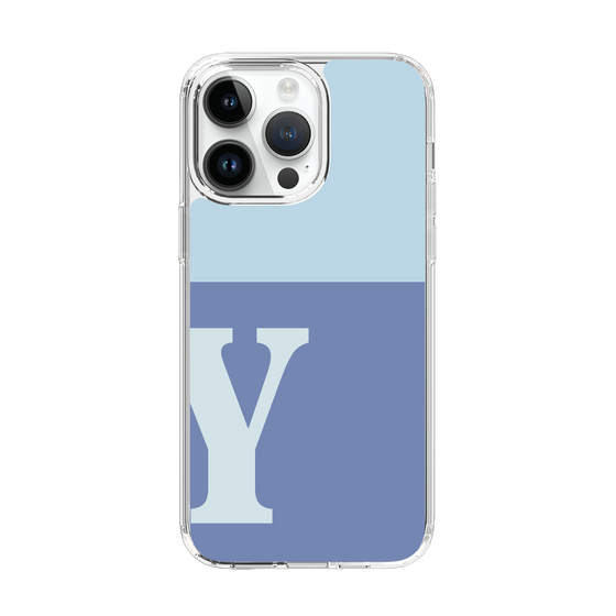 Slim Protection Case［ Original - initial two tone - Y blue ］