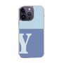 Slim Protection Case［ Original - initial two tone - Y blue ］