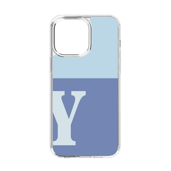 Slim Protection Case［ Original - initial two tone - Y blue ］