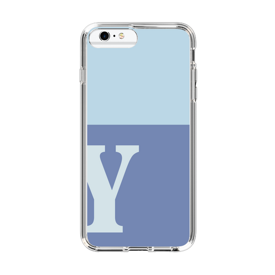 Slim Protection Case［ Original - initial two tone - Y blue ］