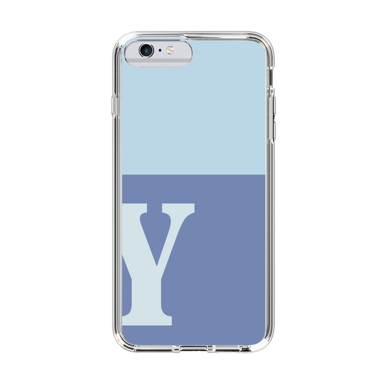 Slim Protection Case［ Original - initial two tone - Y blue ］
