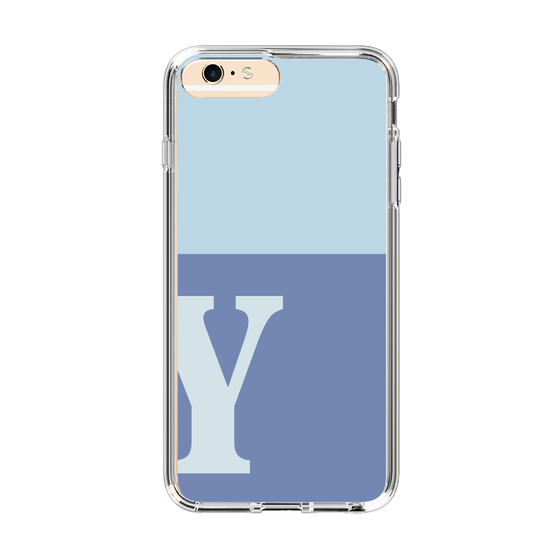 Slim Protection Case［ Original - initial two tone - Y blue ］