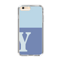 Slim Protection Case［ Original - initial two tone - Y blue ］