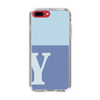 Slim Protection Case［ Original - initial two tone - Y blue ］
