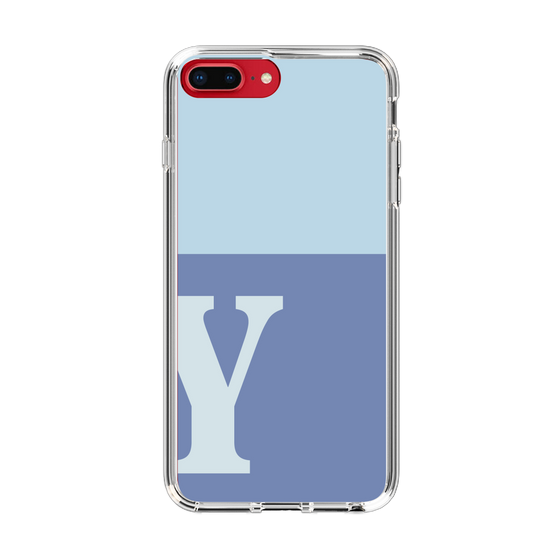 Slim Protection Case［ Original - initial two tone - Y blue ］