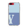 Slim Protection Case［ Original - initial two tone - Y blue ］