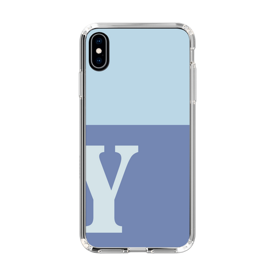 Slim Protection Case［ Original - initial two tone - Y blue ］