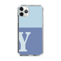 Slim Protection Case［ Original - initial two tone - Y blue ］