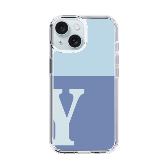 Slim Protection Case［ Original - initial two tone - Y blue ］