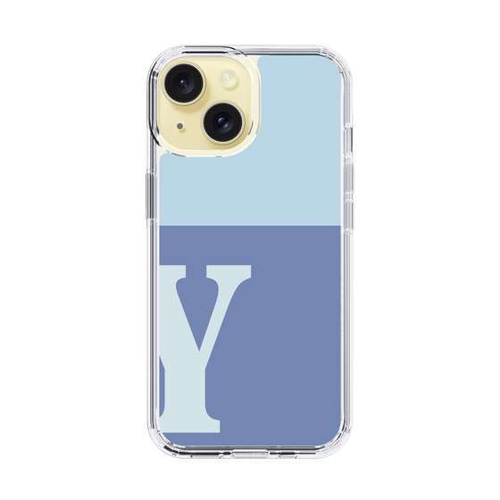 Slim Protection Case［ Original - initial two tone - Y blue ］