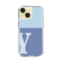 Slim Protection Case［ Original - initial two tone - Y blue ］