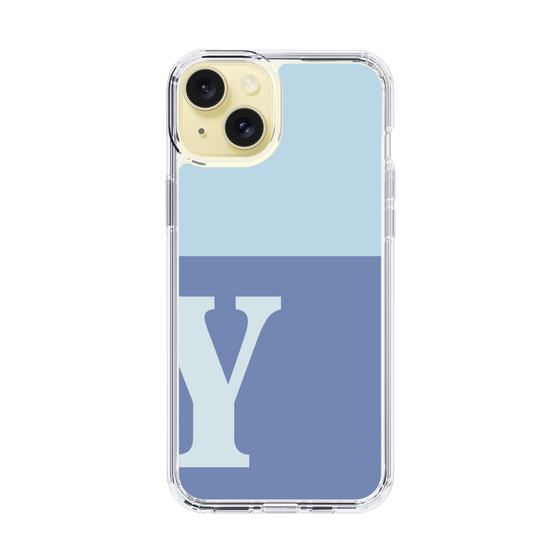 Slim Protection Case［ Original - initial two tone - Y blue ］
