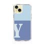 Slim Protection Case［ Original - initial two tone - Y blue ］
