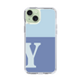 Slim Protection Case［ Original - initial two tone - Y blue ］