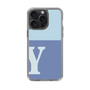 Slim Protection Case［ Original - initial two tone - Y blue ］