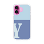 Slim Protection Case［ オリジナル - initial two tone - Y blue ］
